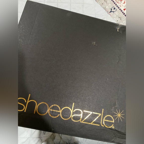 Justfab Shoe Dazzle black stiletto boots new with box - Picture 6 of 6